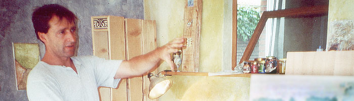 Norbert Kux bei der Arbeit